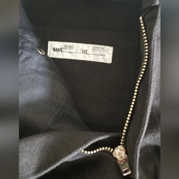 Golden Goose Skinny High Rise Jeans Size 28 Black - Picture 7 of 10